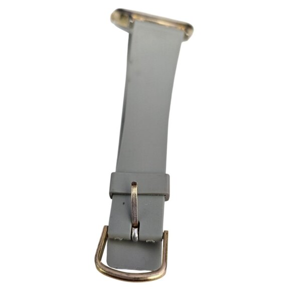 Vintage 1980s Cat & Mouse Watch Gray Watch Band Needs Battery Cute Kitten Motif main image 7